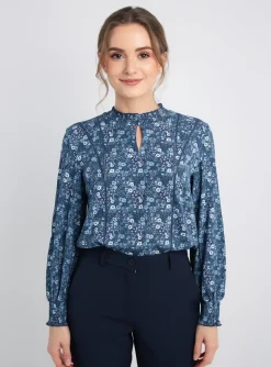Tunique Manches Longues Sheego Bleu