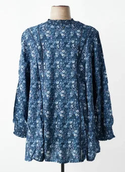 Tunique Manches Longues Sheego Bleu