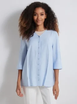 Tunique Manches Longues Sheego Bleu