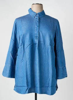 Tunique Manches Longues Sheego Bleu