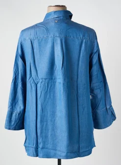 Tunique Manches Longues Sheego Bleu