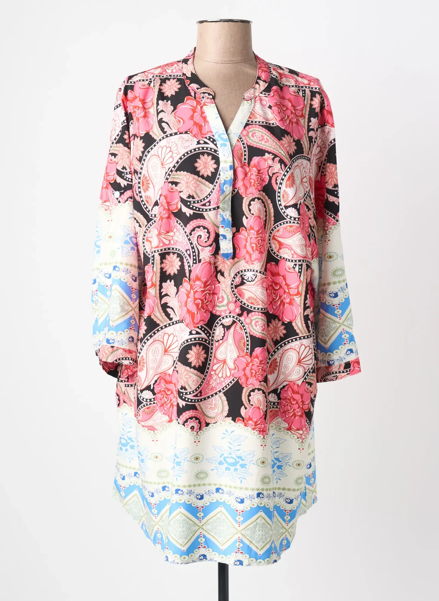 Tunique Manches Longues World Fashion Rose