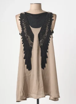 Tunique Sans Manche Ange Beige