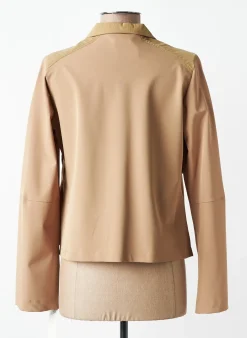 Veste Casual Double Jeu Beige