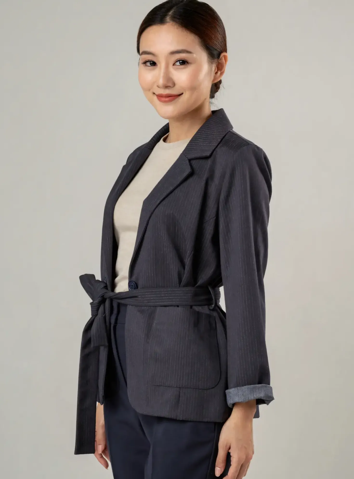 Veste Casual La Fee Maraboutee Bleu