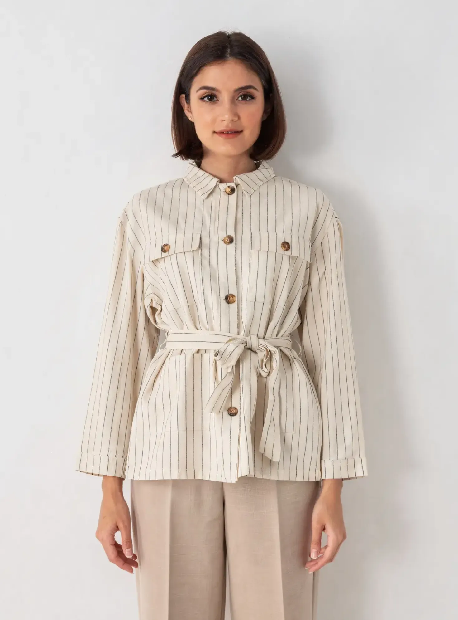 Veste Casual La Petite Etoile Beige