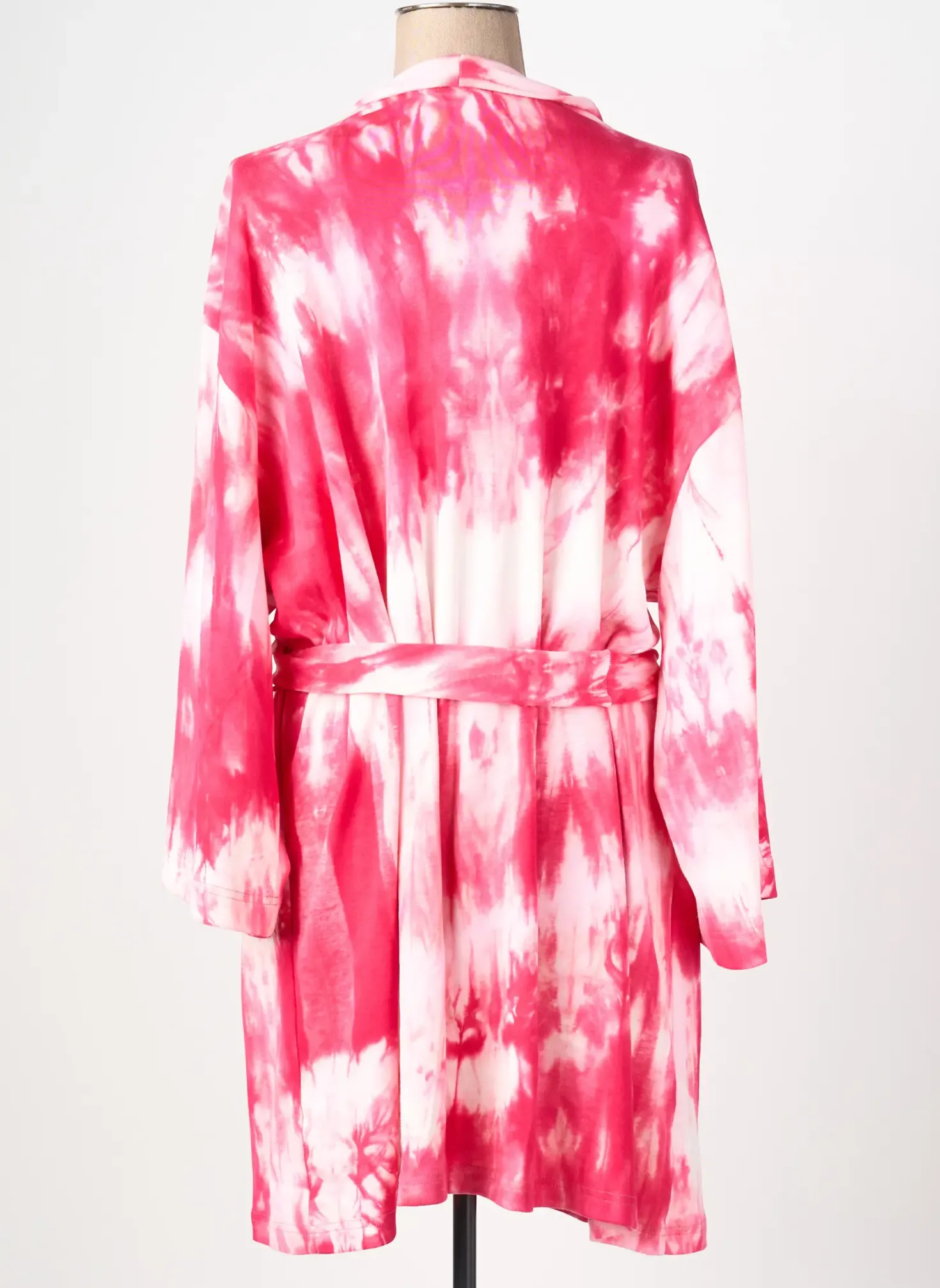 Veste Kimono Plume Rose