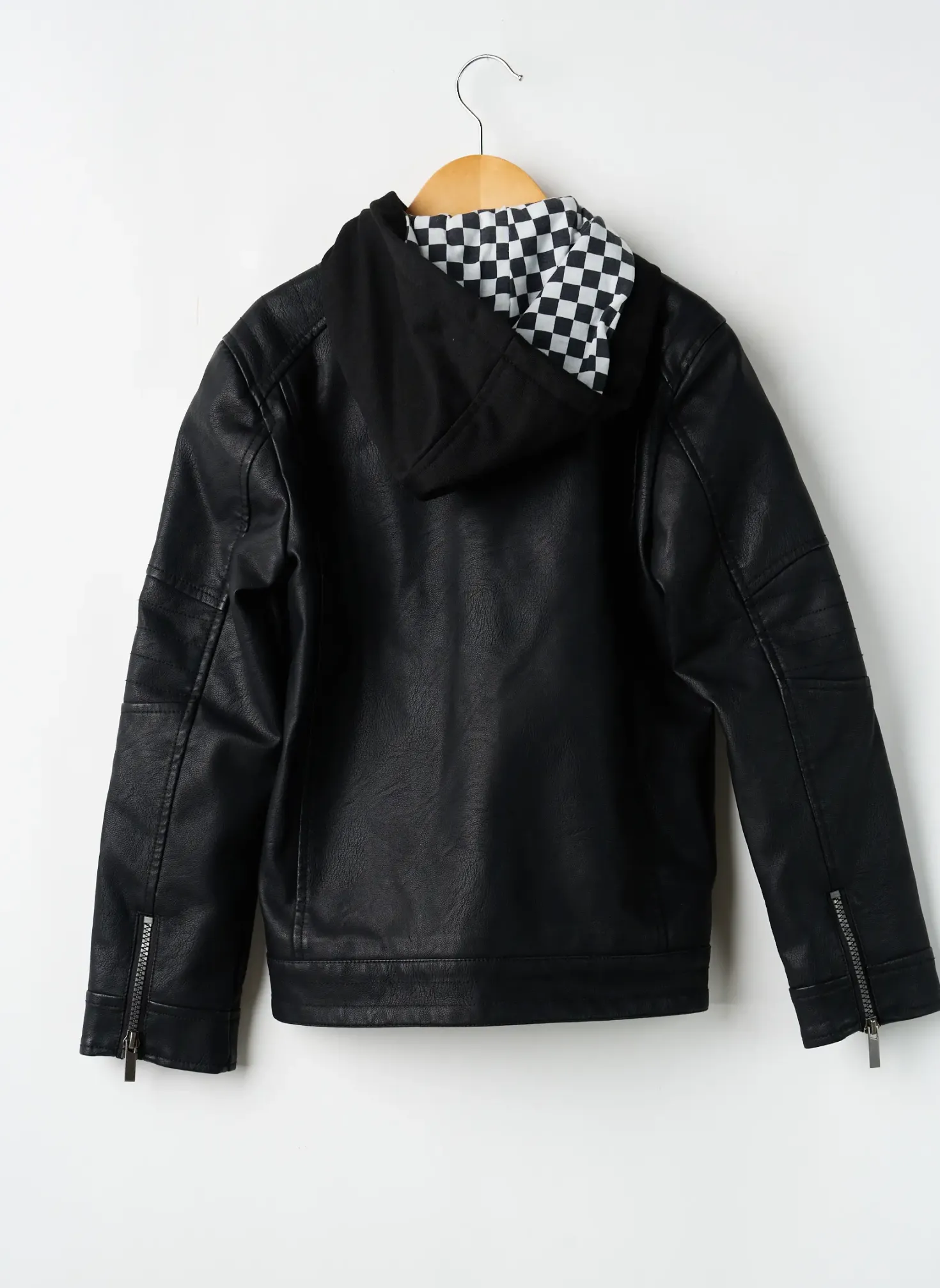 Veste Simili Cuir Losan Noir